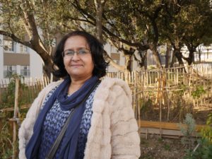 Amina BAGHEDOUD : "On essaie de rester positifs". photo : Louison Gasnier