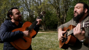 José et Luis : "La culture, c'est la nourriture de l'âme". Photo/Jean-Fabrice TIOUCAGNA