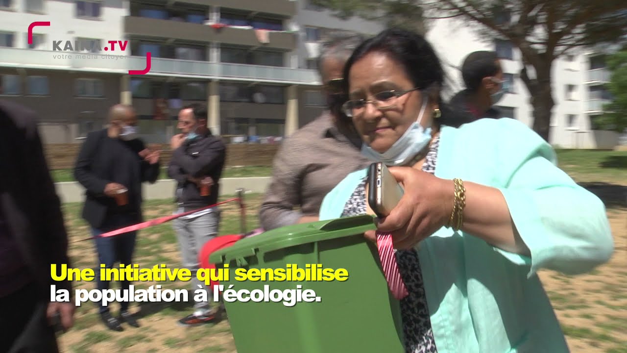 La Paillade : Des bacs à compost pour le jardin.