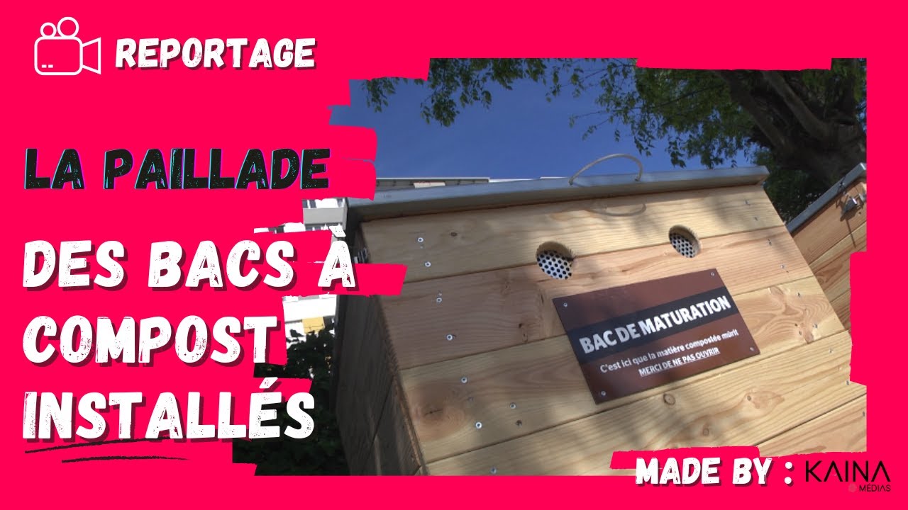 La Paillade : Des bacs à compost installés au Grand Mail.